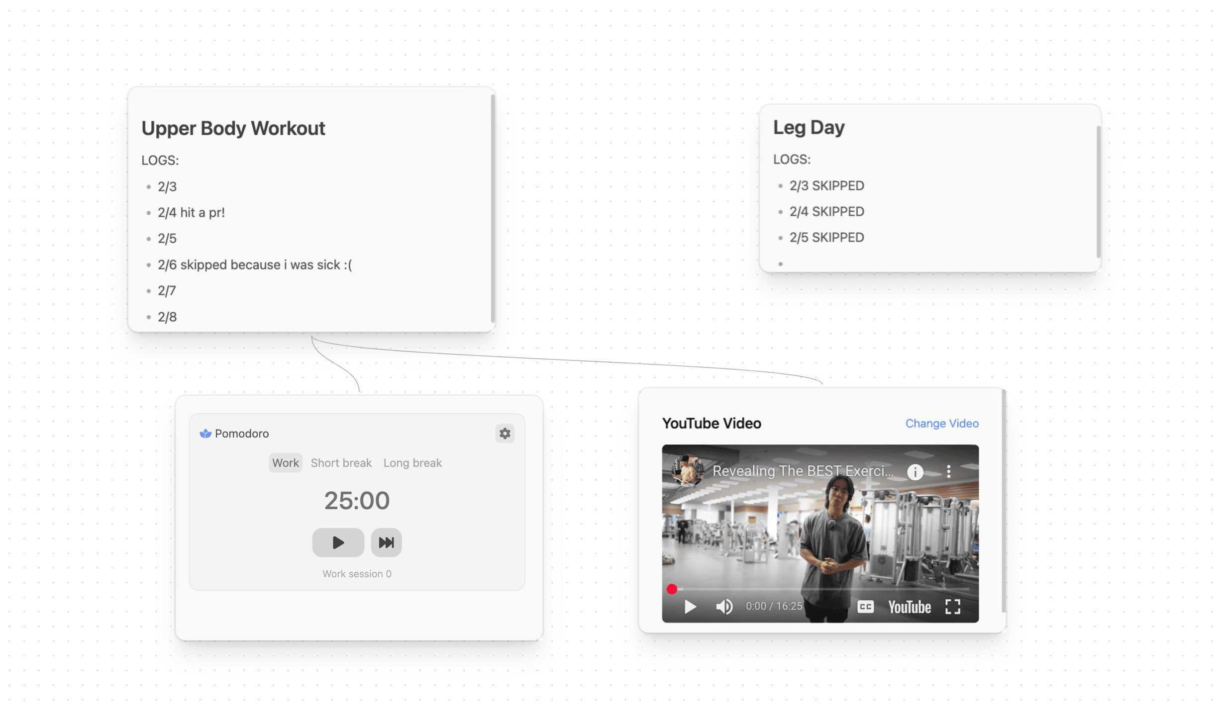 Gym tracker image
